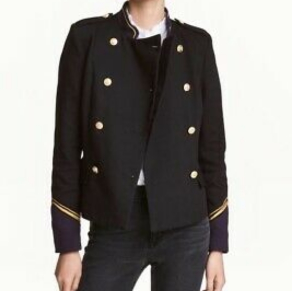 H&M Jackets & Blazers - New H&M military jacket